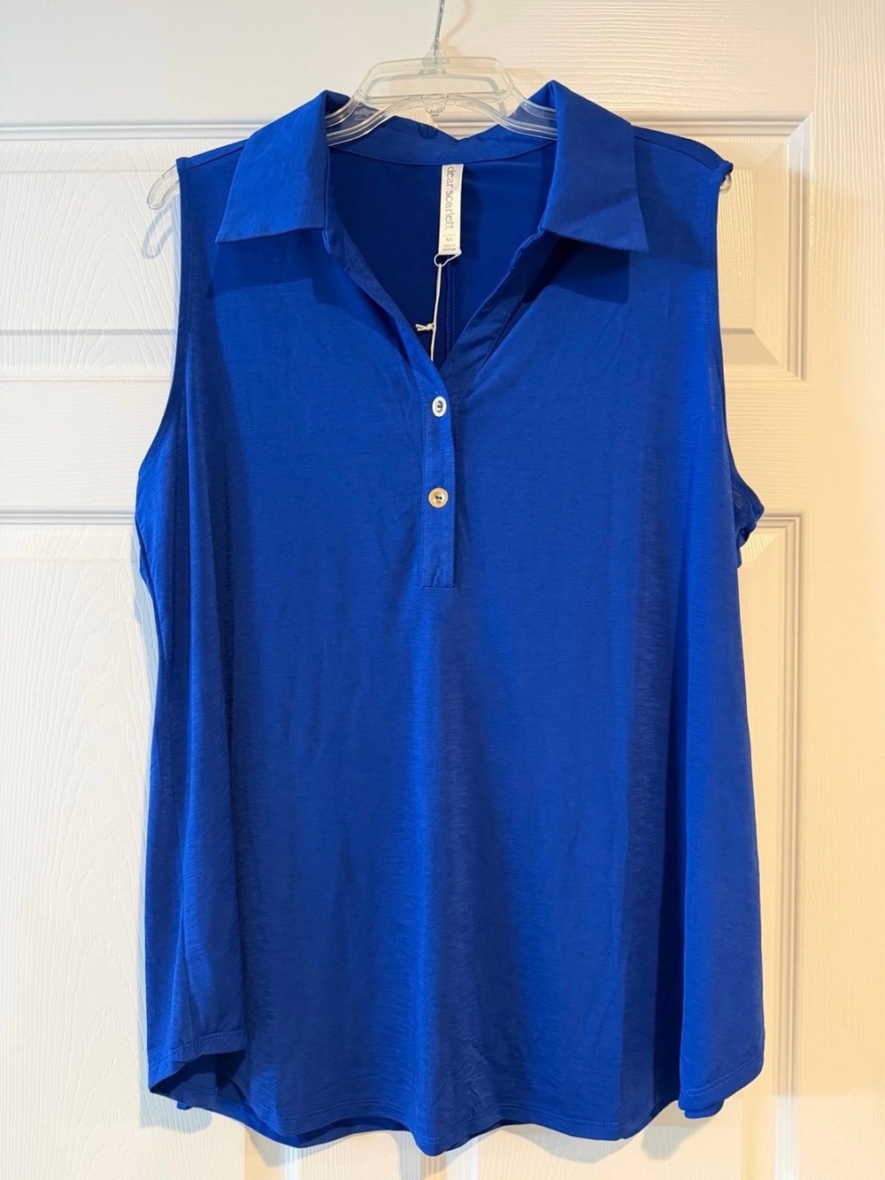 Dear Scarlett - Sleeveless Tank Top - Royal Blue